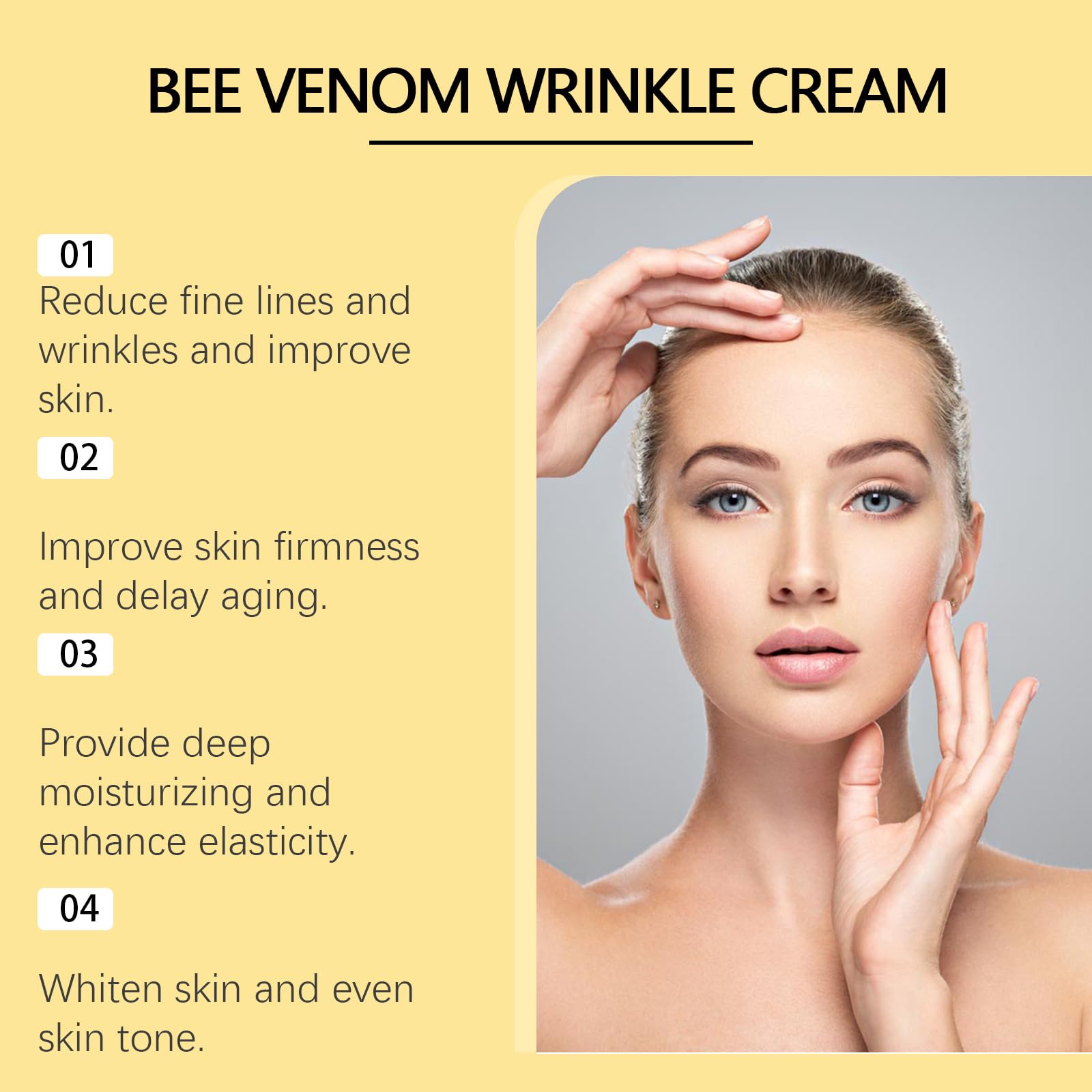 Amazon.com : ZXZTSM Botox Bee Venom Wrinkle Removal Cream, Natural
